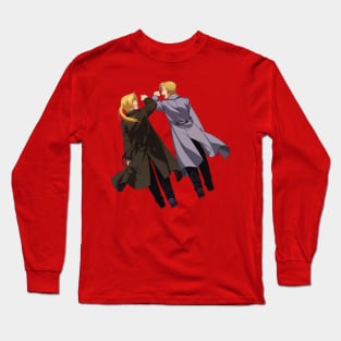 Edward and Aplhonse Elric FullMetal Alchemist Long Sleeve T-Shirt